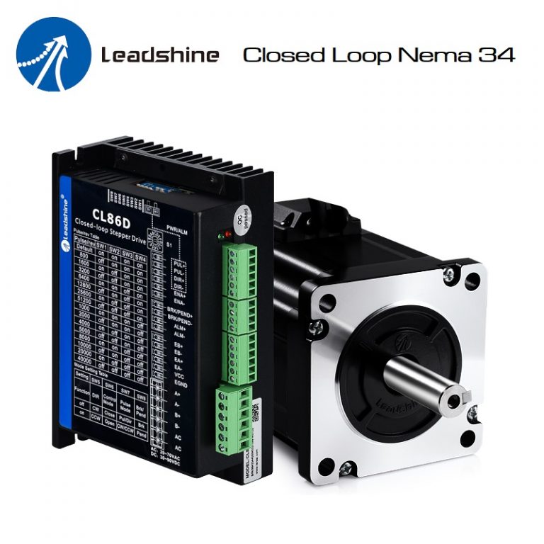 Leadshine Nema 34 Closed Loop Stepper Motor with Driver Kit – 3D ...