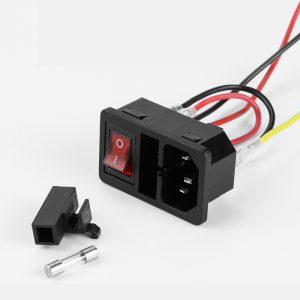 X Rocker Plug Socket Rocker Switch On Off Power Socket Inlet Module Plug with Wiring – 3D ...