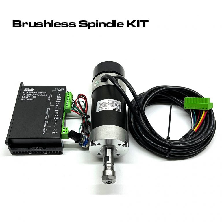 Brushless DC Spindle Motor with Hall Sensor BLDC and Driver Kit – 3D ...