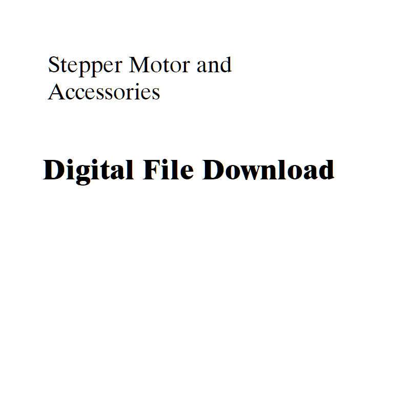 Stepper motor CAD file download